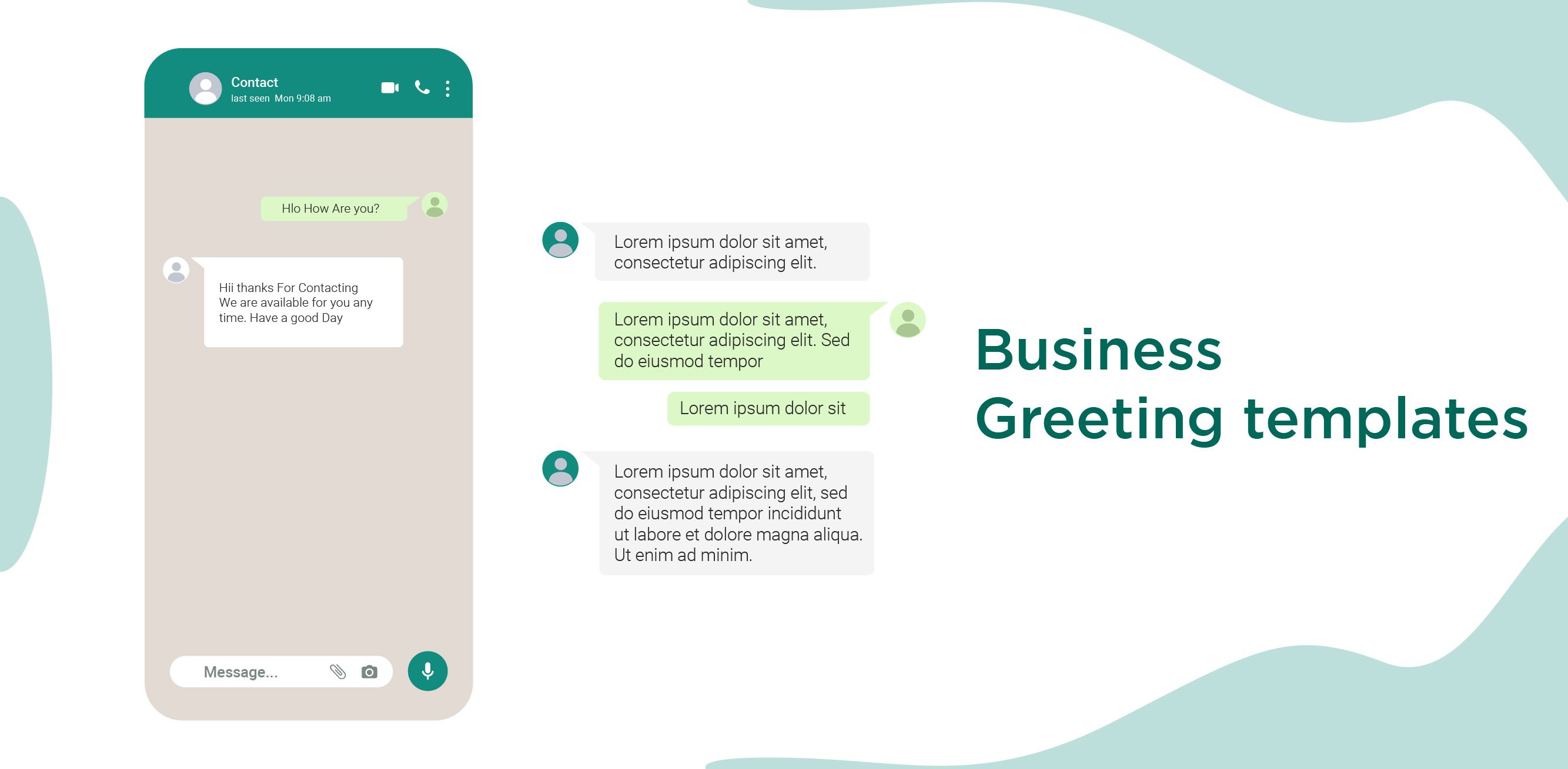 Business Greeting templates