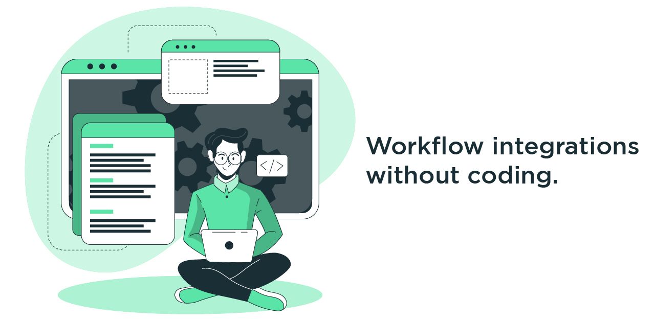 Insightly Supports all major workflow integrations without coding