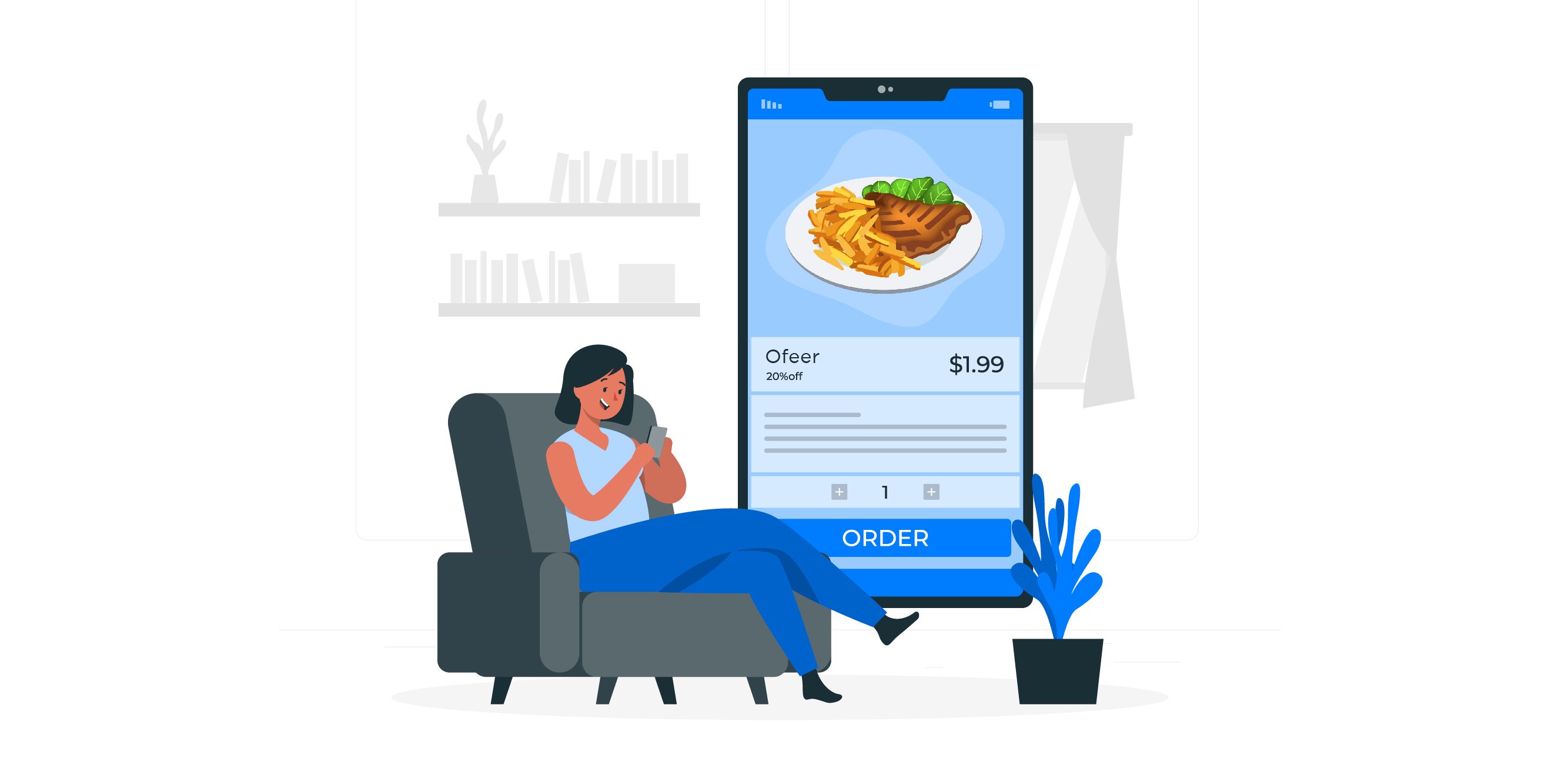 Online food ordering chatbot usage